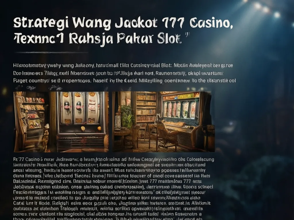 Strategi Jackpot